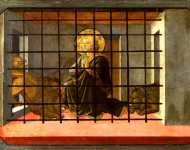 Fra Filippo Lippi and workshop - Saint Mamas in Prison thrown to the Lions